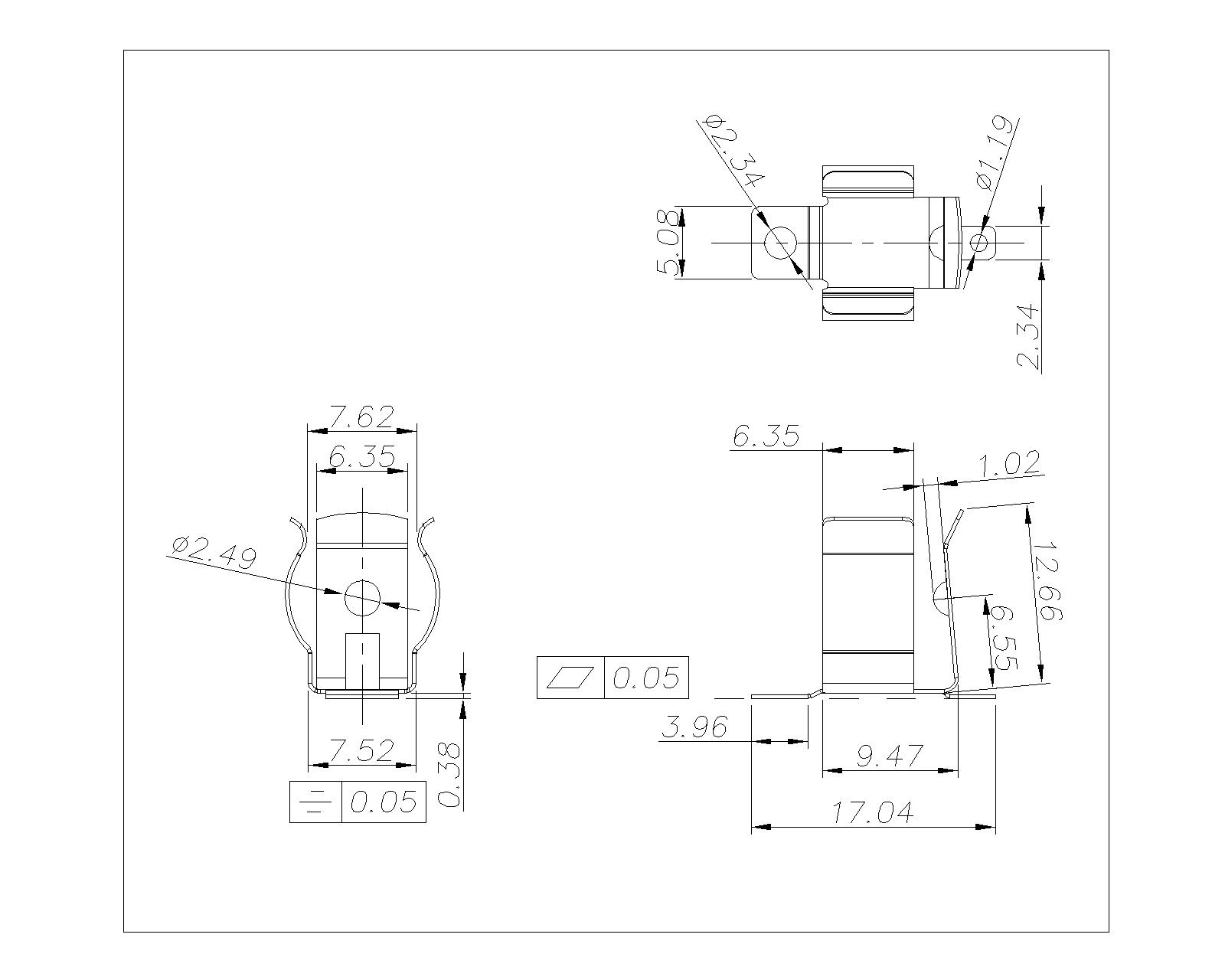 BS-M-XX-X-55 AAA-N Battery Contacts 55 BS-M-XX-X-55 AAA-N Battery Contacts 55