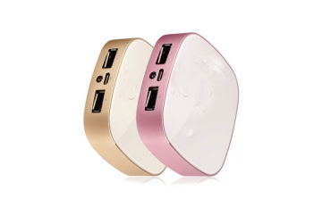 Custom 5000mah Li Polymer Universal Portable Usb Power Bank For Outdoor Travel