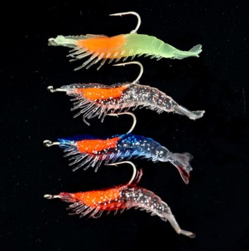 NEWMAJOR Best-Selling Soft Shrimp Fishing Lures for Saltwater