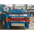 trapezoidal steel step roofing tile double deck machine