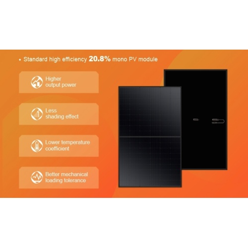 All-Black PV Module in Tier 1 with TUV and CE Certification