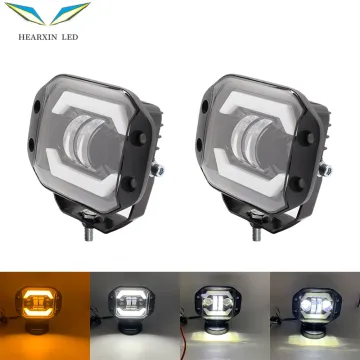 5 Inch H4 LED Headlights with Hi/Low Beam for 12V/24V Vehicles - Offroad Truck 4x4 ATV Fog Light
