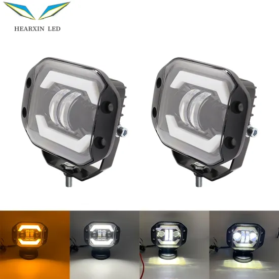5 Inch H4 LED Headlights with Hi/Low Beam for 12V/24V Vehicles - Offroad Truck 4x4 ATV Fog Light