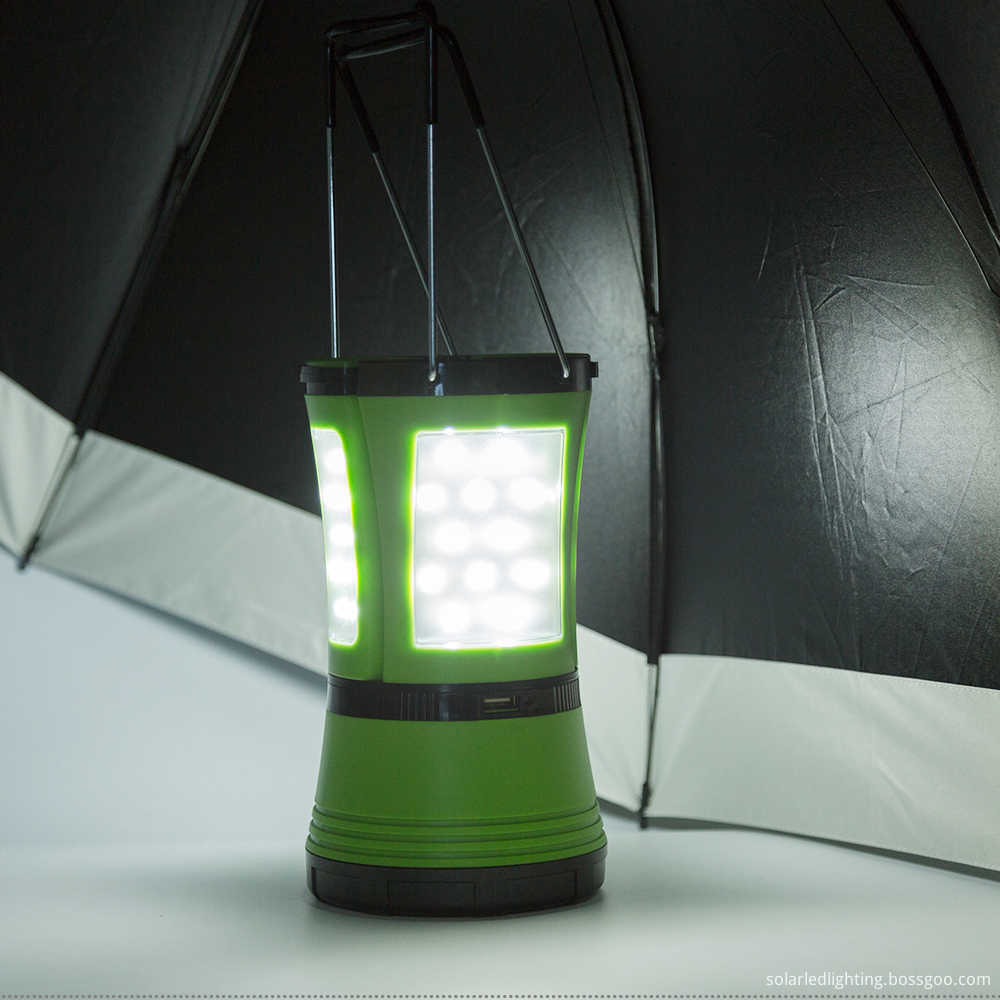 600 Lumens Camping Lamp 18650 Battery Rechargeable Camping Lantern With Detachable Portable Flashlight6