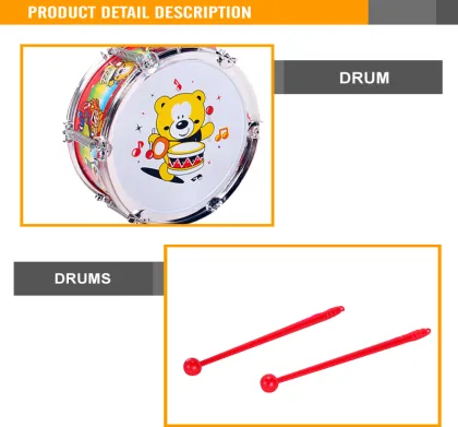 cheap mini toy snare drum set