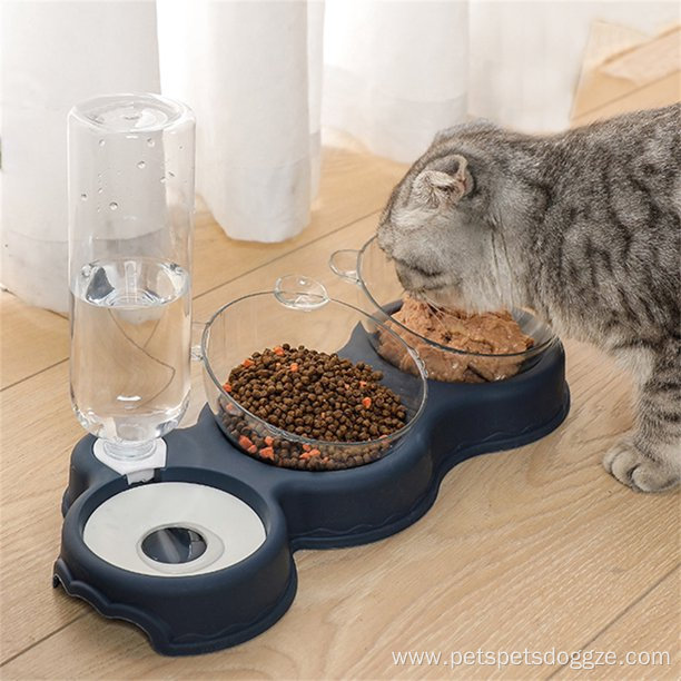 Automatic Food Water Dog Cat Drinking Feeder Container