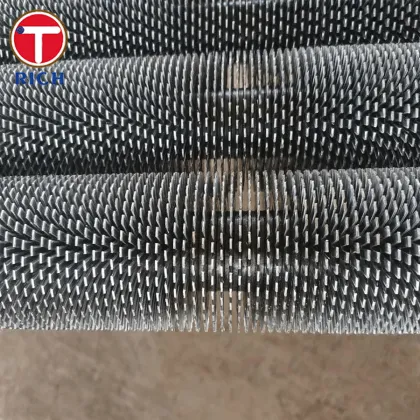 Gr. B Welded Helical Serrated Finned Tubes For Boiler