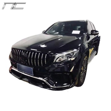 WALD-stil AMG PP Material Fram bakre stötfångare Bodykit för Mercedes-Benz X253 GLC200 GLC260 GLC300