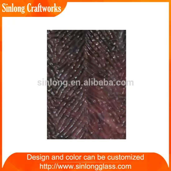 light dark cream decorative stained glass