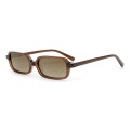 Retro Rectangle Acetate Sunglasses