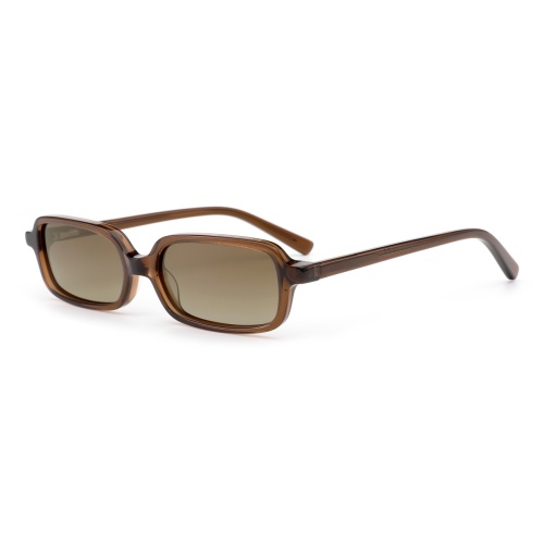 Retro Rectangle Acetate Sunglasses