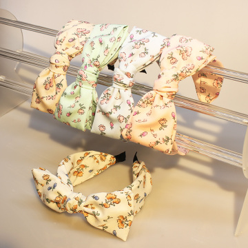 DOMOHO Wholesale Printed Headband - European American Style Fashionable Bow Headband for Women