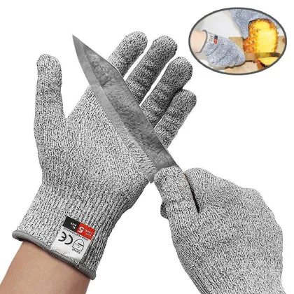 Anti-cut outdoor fishing gloves knife anti-cut protection fishing hunting gloves steel mesh gloves fishing tools