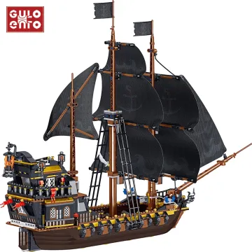 1334PCS Ideas Series The Eternity Pirate Ship Model Building Blocks Creator Boat Movie Bricks DIY Toys Gifts For Children Kids