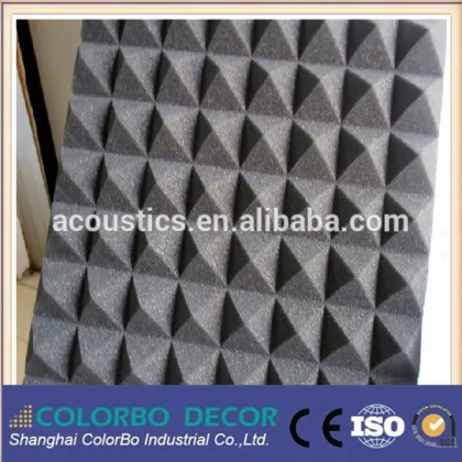 Acoustic ceiling board/multicolor polyester tile panel