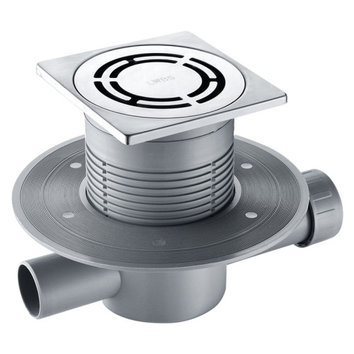 AIX (Square Exterior und Round Interior Floor Drain)