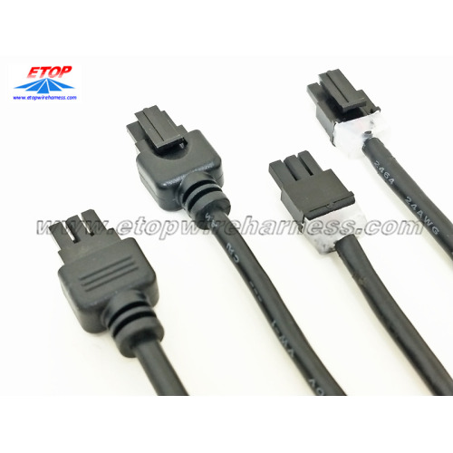 Conector mini-fit sobremoldeado de 3 pines