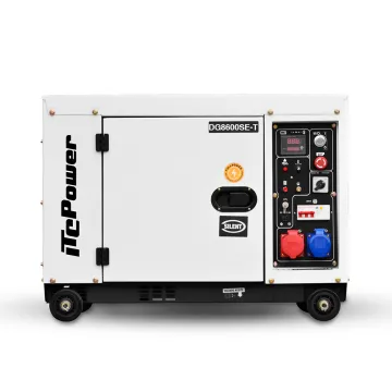 New design ! 5.5kw 6kva 7kva electric silent diesel generator