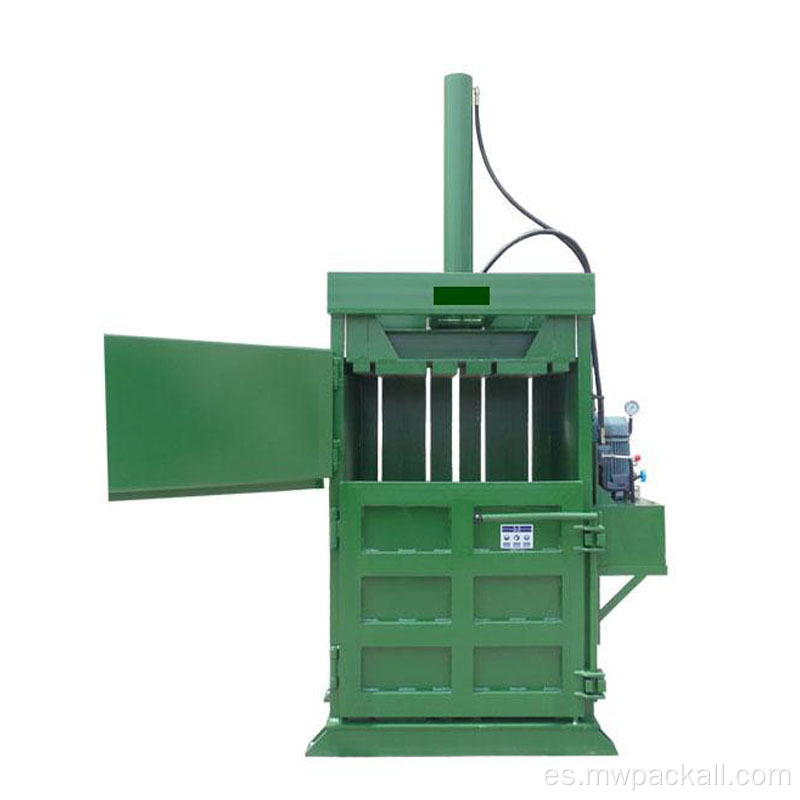 Machina de prensa de baling vertical para papel de desperdicio