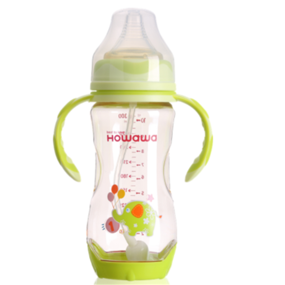 Heat Sensing Baby Nursing Milk Bott Tare da Hannun