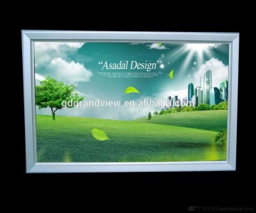 Led ultra slim sign board aluminum frame light box