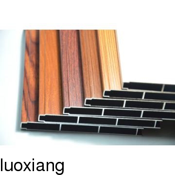 PU.Shaving Stereoscopic Wood Grain Alluminium Profiles