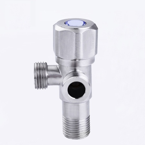 T-shaped Cold Water Chromed Brass Angle Valve
