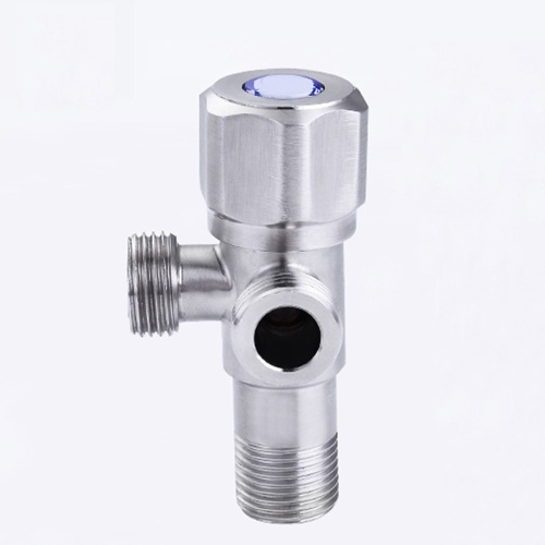 Hot selling 2 outlet 3 way angle cock valve toilet bathroom valve angle