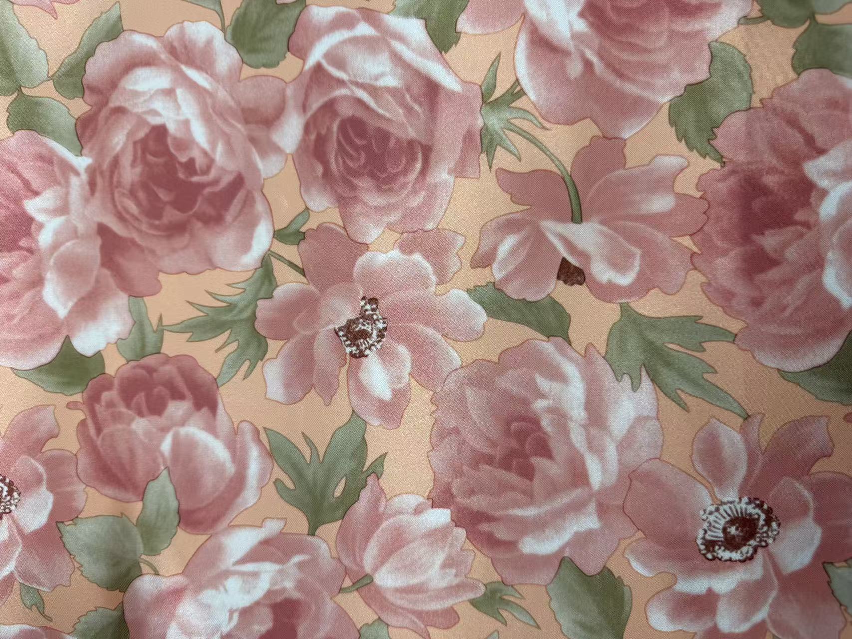 woven satin print