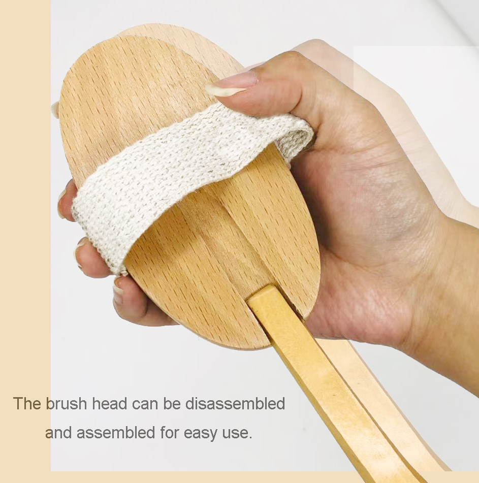 The Brush head can be disassembled and assembled for easy use.