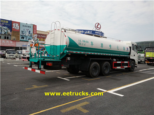 6x4 5000 gallon shayar da motocin tanki