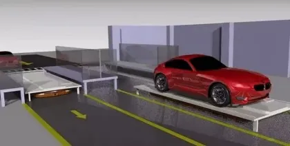 Advanced plate AGV parking