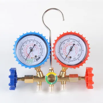 Sunchonglic High Quality Copper Double Gauge Valve Table for Air Conditioner (536G)