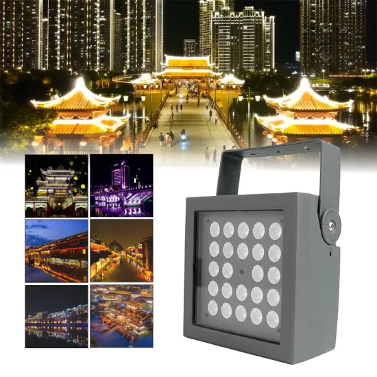 DTLT 48W 24pcs LED Beads Outdoor Square IP66 Waterproof Single Color Stage Light Flood Light