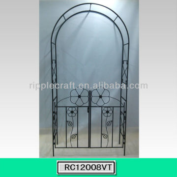 2013 New Launch Ornamental Round Top Iron Garden Arch