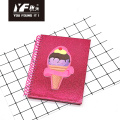 Customized unicorn style cover A5 spiral coil notebook