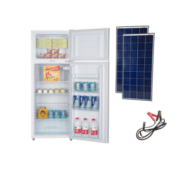 Double Door Solar Deep Freezer 12/24VDC for Village, Camping, and Caravan Use in Africa