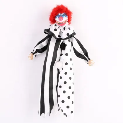 Cross-Border Halloween Decorations: Scary Clown Doll, Pendant, and Haunted House Party Props
