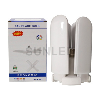 High Quality 4 Leaf Light Folding Ceiling LED Bulb 60W 220V