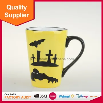 Best quality most popular porcelain Hallowmas porcelain water mugs