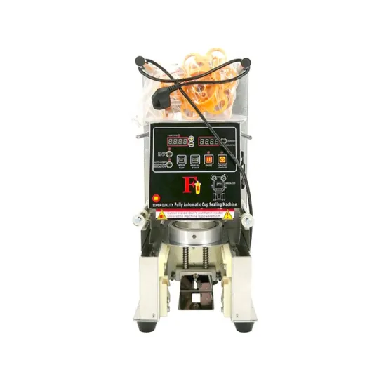 Automatic Plastic Boba Cup Sealing Machine for Disposable Food Trays