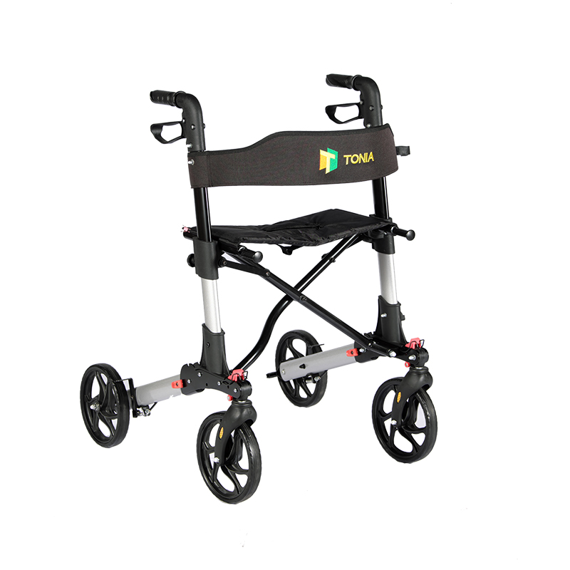 Erwachsener medizinischer Kompaktfaltungsdesign Walker Rollator zum Verkauf TRA01Y