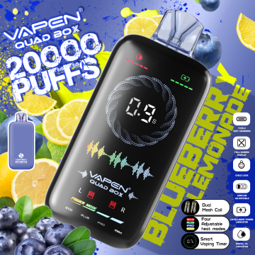 Vapen Quad Box 20k Puff Vape Asli