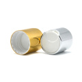 Aluminium Couleur mate brillante Coup de bouteille en plastique personnalisée Disque haut de bouchon 28/410 24/410