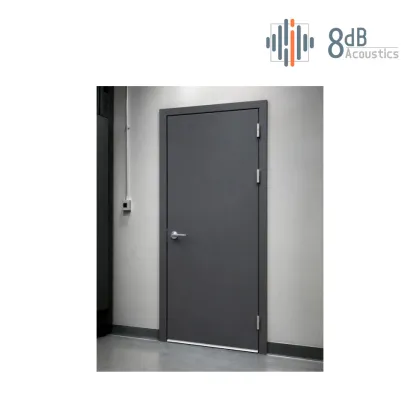 Steel fire-rated acoustic door