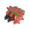 spring return 2 Spool Hydraulic directional Control Valves