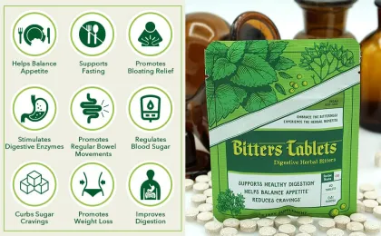 Liver Cleanse Detox Fat Burning Slimming Bitters Tablets