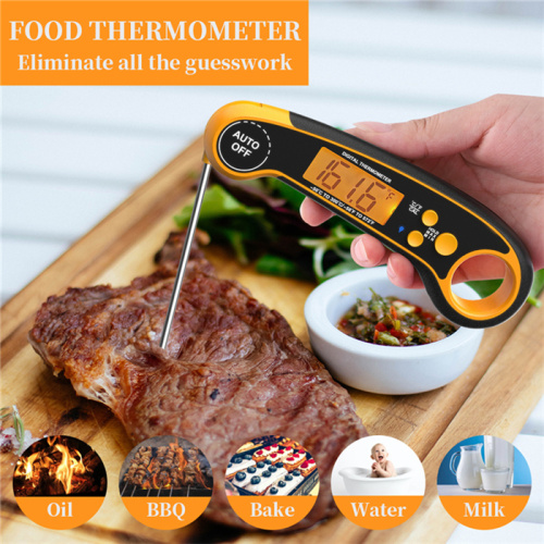 Thermomètre numérique étanche pour service alimentaire avec fine Porbe