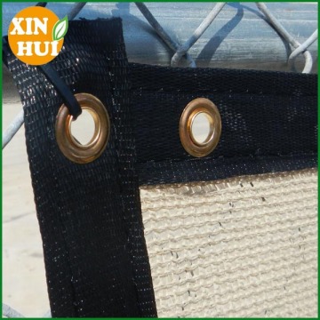 hdpe tennis court privacy fence screen with copper or aluminium