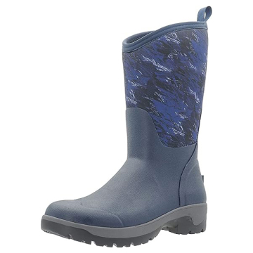 Waterproof Rubber Insulated Rain Boots for Gardening and Agriculture